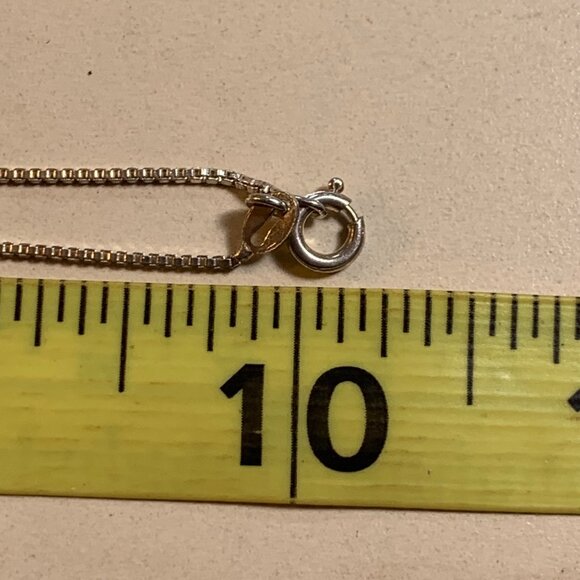 Sterling Silver 925 Pearl Floral Leaf Design Pendant Necklace Size 20" Chain - Picture 7 of 10